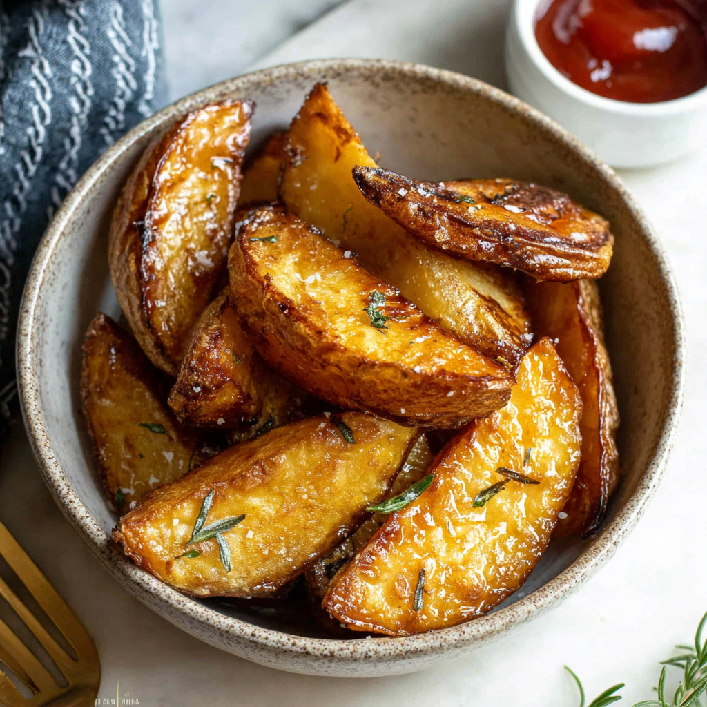 Crispy Broasted Potato Wedges that Delight
