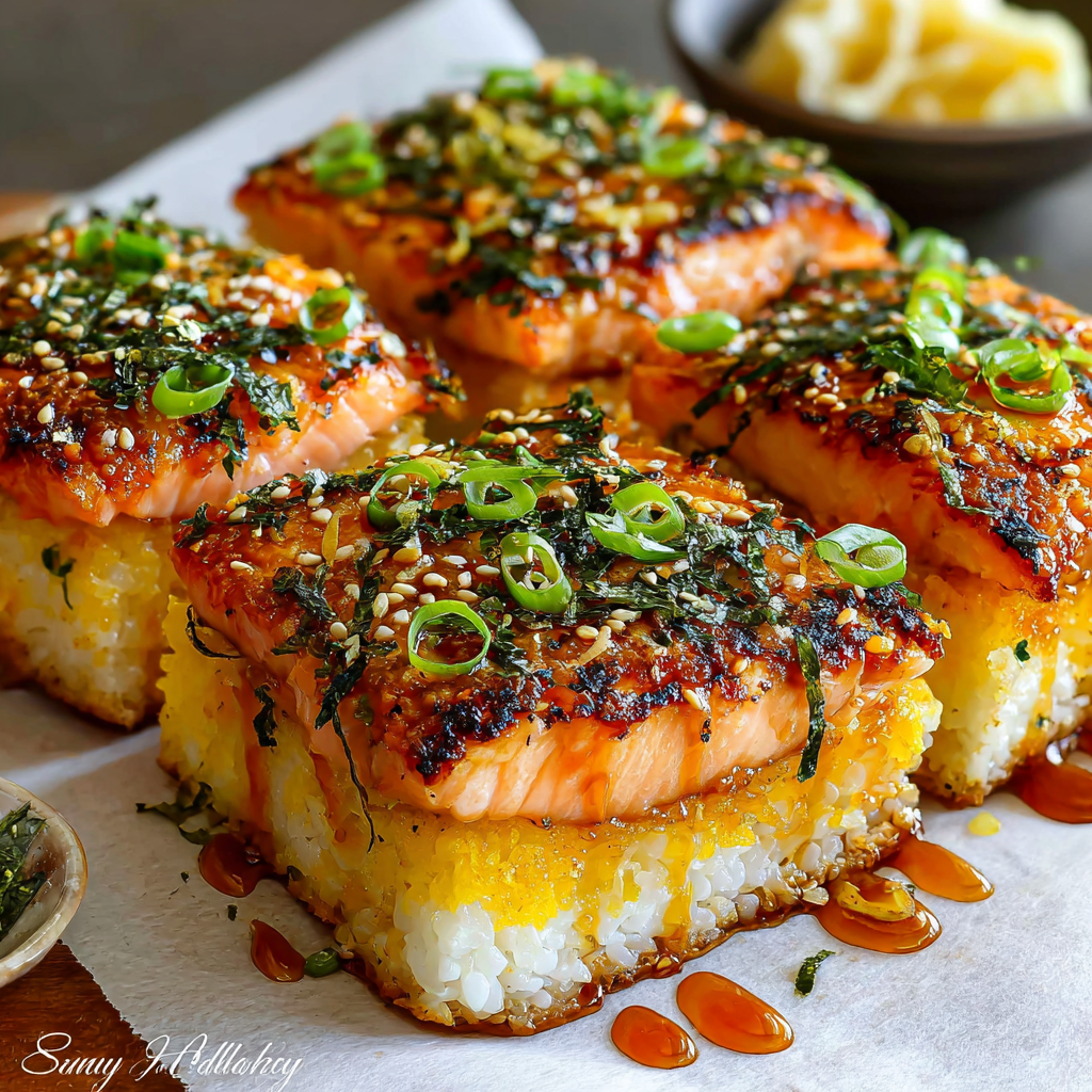 Savory Salmon Sushi Bake for Home Cooks